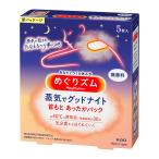 めぐりズム 蒸気でグッドナイト 首もと あったかシート 無香料 5枚 花王