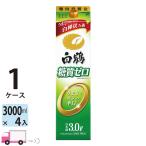 日本酒 白鶴 糖質ゼロ パック 3L(3000m