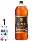 送料無料 ブラックニッカ リッチブレンド ペット 4000ml 4L 1ケース (4本)