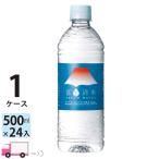 ショッピングウロコ ミツウロコ 富士清水 バナジウム＆シリカ天然水 ミネラルウォーター 500ml ペットボトル×24本 (1ケース) 送料無料 (一部地域除く)