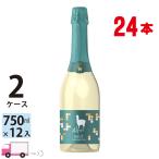 ショッピングサンタ サンタ ヘレナ アルパカ スパークリングワイン ブリュット 750ml 2ケース(12本) 白 辛口 送料無料 (一部地域除く)