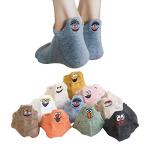 Sekuzy 靴下 レディース くるぶし くつ下 ソックス 薄手 春夏用 刺繍 婦人 女子 女の子 綿 コットン 防臭 蒸れない 脱げない