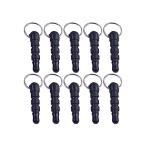 Mikankawa разъём джек для кольцо для ключей имеется 3.5mm аудио inter лицо пыленепроницаемый штекер 10 шт. комплект кольцо имеется украшение предмет ..