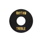 YJB PARTS トグルスイッチプレート ブラック (日本製) (メール便対応)