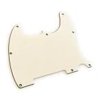 YJB PARTS Esquire(60's-8穴型) エスクワイヤー用ピックガード エイジドホワイト3P インチ (メール便のみ送料無料)