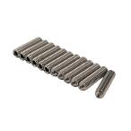 YJB PARTS ギター サドル用 日本製 弦高調整イモネジ M3 ミリ規格 ステンレス 高精度 ブリッジ用 (12mm×12本) (メール便のみ送料無料)