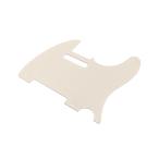 YJB PARTS TL50's テレキャスター用ピックガード エイジドホワイト1Ply 5穴 インチ 日本製 (メール便のみ送料無料)