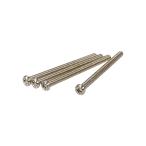 YJB PARTS ミリ規格 ハムバッカーピックアップネジ ニッケル (メール便対応)