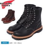 ショッピングレッドウィング レッドウィング ブーツ メンズ 8インチ ロガー ブラック オイルスリック RED WING 4501 ブラック 黒 ブラウン 靴 革靴