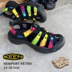 ショッピングkeen キーン サンダル メンズ レディース ニューポート レトロ KEEN 1018822 1028878 ブラック 黒 ベージュ スポーツサンダル  靴 川