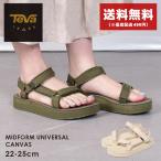 SALE 送料無料 テバ サンダル レディース ミッドフォーム ユニバーサル キャンバス TEVA 1127570 カーキ 緑 つっかけ