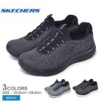 ショッピングスケッチャーズ スケッチャーズ スリッポン メンズ サミッツ フォートン SKECHERS 52813W ブラック 黒 ネイビー 紺 シューズ ランニング ジム 靴