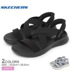 スケッチャーズ サンダル レディース (W)ゴー ウォーク フレックス サンダル グリマーアップ SKECHERS 141489 ブラック 黒 靴