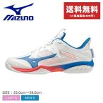 送料無料 ミズノ バドミントンシューズ メンズ レディース ウエーブクロー NEO 2 FIT MIZUNO 71GA2275 青 ピンク 靴