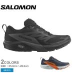 サロモン ランニングシューズ メンズ SENSE RIDE 5 GORE-TEX SALOMON L47216300 L47147200 L47147400 L47312800 ブラック 黒 赤