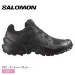 ショッピングランニングシューズ レディース サロモン ランニングシューズ レディース SPEEDCROSS 6 GORE-TEX SALOMON L41743400 ブラック 黒 靴 シューズ スニーカー 運動