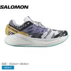 SALE サロモン ランニングシューズ メンズ AERO GLIDE 3 SALOMON L47759900 マルチカラー ホワイト 白 靴 シューズ スニーカー 軽量