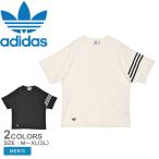 アディダス 半袖Tシャツ メンズ NEUCLASSICS T-SHIRT ADIDAS JC9933 JC9935 ホワイト 白 ブラック 黒 トップス ウェア 半袖 ロゴ