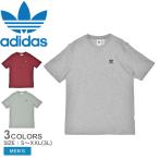 (ネコポス配送) アディダス 半袖Tシャツ メンズ TREFOIL ESSENTIALS TEE ADIDAS JC9988 JC9992 JC9993 グレー レッド 赤 トップス ウェア 半袖