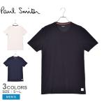（ゆうパケット可） ポールスミス Tシャツ  半袖 メンズ T-SHIRT CREW NECK PAUL SMITH M1A-591B-AU278B ブラック 黒 ホワイト 白 ネイビー