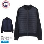 カナダグース ダウンジャケット メンズ CANADA GOOSE アウター 防寒 保温性 ダウンコート 冬 黒 6830M HYBRIDGE KNIT JACKET