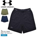 アンダーアーマー ハーフパンツ メンズ UA バニッシュ ウーブン 6インチ ショーツ UNDERARMOUR 1373718 ブラック 黒 ネイビー 紺