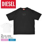(ネコポス配送) ディーゼル 半袖Tシャツ メンズ レディース T-BOXT-OD DIESEL A151800NIAX ホワイト 白 ブラック 黒 トップス ウエア 半袖 ロゴ