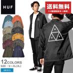 SALE ハフ ジャケット メンズ エッセンシャル トリプル トライアングル コーチジャケット HUF JK00116 ブラック 黒 ベージュ ネイビー