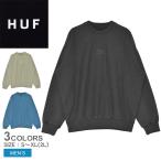 SALE ハフ スウェット メンズ MASON CREWNECK FLEECE HUF FL00230 ブラック 黒 ブルー 青 ウェア トップス トレーナー 裏起毛 長袖 緑
