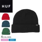 （ネコポス配送）ハフ ニット帽 メンズ レディース USUAL CUFF BEANIE HUF BN00179 レッド 赤 ブラック 黒 帽子 ビーニー ニットキャップ ロゴ 緑 爆買