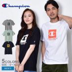 チャンピオン 半袖Tシャツ メンズ ショートスリーブTシャツ CHAMPION C3-V315 ウエア トップス ロゴ 青