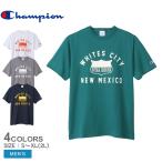(ネコポス配送) チャンピオン 半袖Tシャツ メンズ ショートスリーブTシャツ CHAMPION C3-X343 ネイビー 紺 緑 半袖