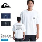 SALE クイックシルバー 半袖Tシャツ メンズ HI STORY ST Tシャツ QUIKSILVER QST242010 ブラック 黒 ホワイト 白 ウェア トップス 紺