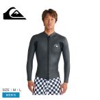 クイックシルバー ウェットスーツ メンズ EVERYDAY SESSIONS 2.0 FZ LS JKT QUIKSILVER QWT251707 ブラック 黒 トップス 長袖 海