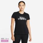 SALE (ネコポス配送) ナイキ 半袖レディース ウィメンズ Dri-FIT CT NIKE SCRIPT NIKE DN6688 010 ブラック ウエア トップス 半袖