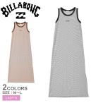 ビラボン ワンピース レディース STRIPED LONG ONEPIECE BILLABONG BE01C351 ブラック 黒 ブラウン 茶 ノースリーブワンピ 半袖