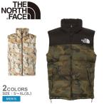 ショッピングノースフェイス ダウン ザ ノースフェイス ダウンベスト メンズ ノベルティーヌプシベスト THE NORTH FACE ND92339 ブラック 黒 ベージュ マルチカラー