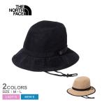 ザ・ノース・フェイス ハット メンズ レディース ハイクハット THE NORTH FACE NN02341 ベージュ ブラック 黒 ぼうし 帽子 紐