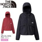 ザ ノースフェイス シェルジャケット レディース ショートコンパクトジャケット THE NORTH FACE NPW22430 レッド 赤 ブラック 黒