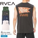 ショッピングタンクトップ メンズ （ゆうパケット可） ルーカ タンクトップ メンズ PENNANTAN CUTOFF TANK RVCA BE041351 グレー ホワイト 白 ノースリーブ インナー トップス ロゴ 海