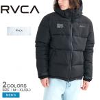 ショッピング白 ルーカ ダウンジャケット メンズ BACK PRINT PUFFER JKT RVCA BF042760 ブラック 黒 ホワイト 白 ウェア アウター 中綿 中わた 爆買