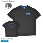 デウス  エクス  マキナ 半袖Tシャツ メンズ BIARRITZ SURF ADDRESS TEE DEUS EX MACHINA DMP251000A ブラック 黒 トップス 半袖 爆買