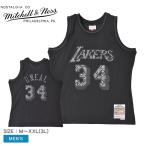  Mitchell &nes форма мужской NBA LEATHER SNAKESKIN SWINGMAN JERSEY LAKERS 1996 SHAQUILLE ONEAL MITCHELL&NESS чёрный . покупка 