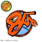 ( кошка pohs рассылка )o-je- стикер AXEL CRUSHER MYLAR STICKER 3.65IN×3.72IN OJ 88281762 наклейка чемодан персональный компьютер PC