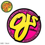( кошка pohs рассылка ) OJo-je- стикер CLASSIC NEON VINYL STICKER 3IN 88281788
