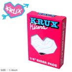 ( кошка pohs рассылка )k Lux подъемник накладка RISERS 1/4 IN KRUX 33531313 белый Logo custom 2 листов ввод скейтборд подъемник . покупка 