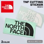（ゆうパケット可） ザ ノースフェイス シール TNF カッティング ステッカー THE NORTH FACE NN32013 ブラック 黒 ホワイト 白 ロゴ