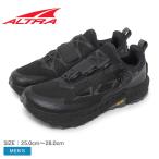 アルトラ トレイルランニングシューズ メンズ ALTRA AL0A85Q9001 ブラック 黒 靴 シューズ 軽量 幅広 ゆったり 軽い ハイキングシューズ ローカット