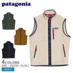 パタゴニア ベスト メンズ PATAGONIA 22821 ネイビー 紺 ベージュ ベスト フリース トップス アウター 上着 軽量 軽い アウトドア キャンプ 保温 防寒 ロゴ