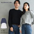 ポロ ラルフローレン 長袖Tシャツ メンズ レディース POLO RALPH LAUREN 323843804 ブラック 黒 ホワイト 白 トップス カットソー 長袖 無地 ロゴ 刺繍